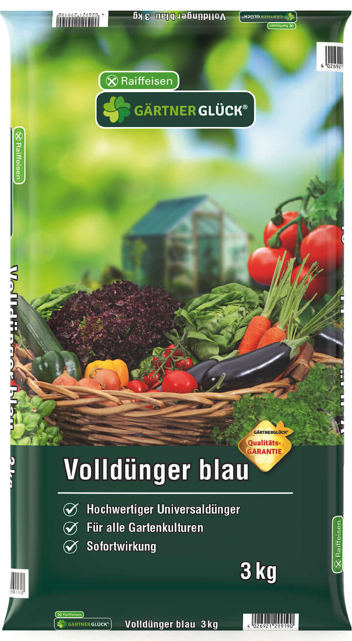 GÄRTNERGLÜCK Volldünger blau